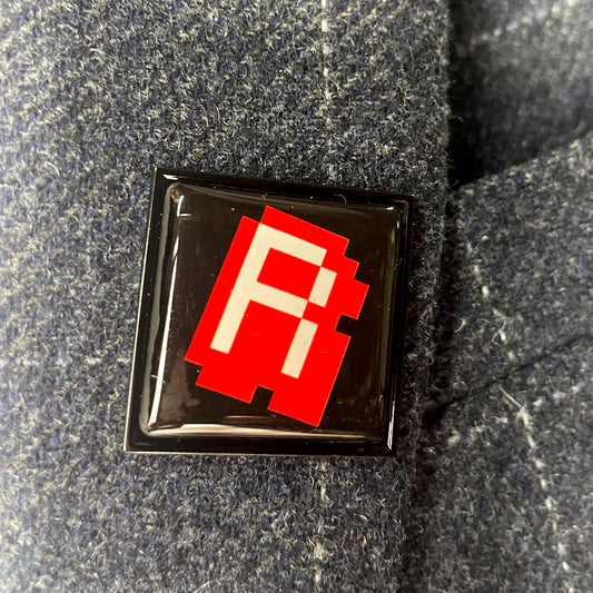 "R" Logo Pin Badge