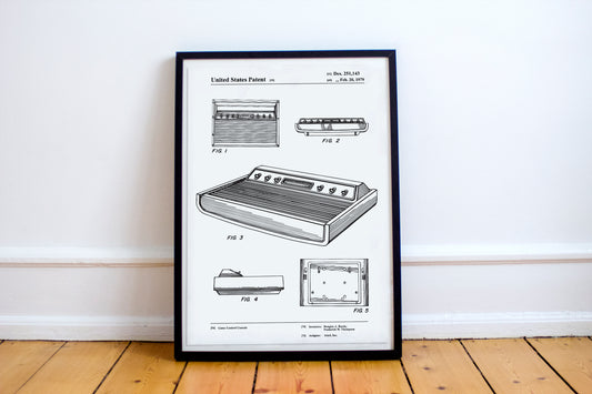 1970's Console Patent Art/Poster Set