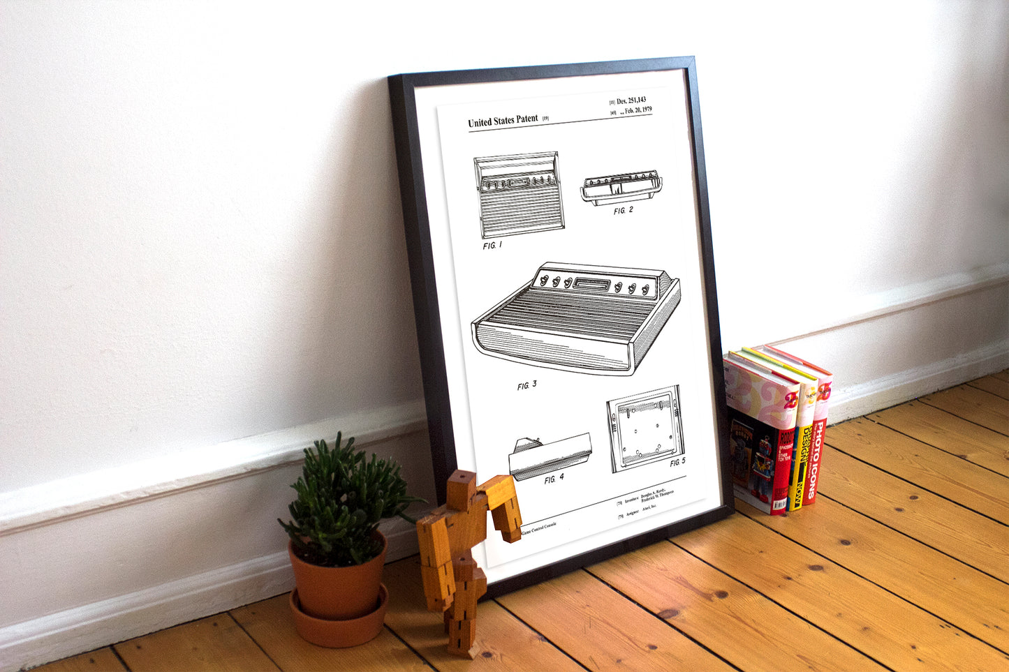 1970's Console Patent Art/Poster Set