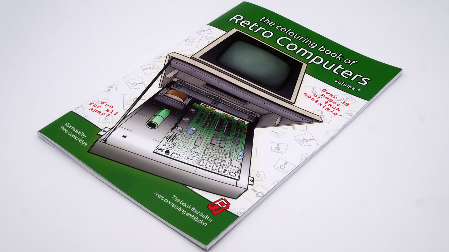 Digital Download: The Colouring Book of Retro Computers (PDF)