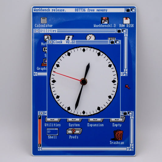 Workbench Style Clock for Amiga Fans