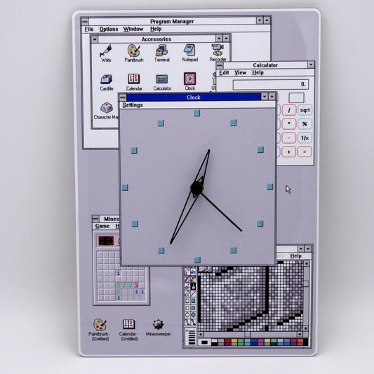 Windows 3.1 Style Clock