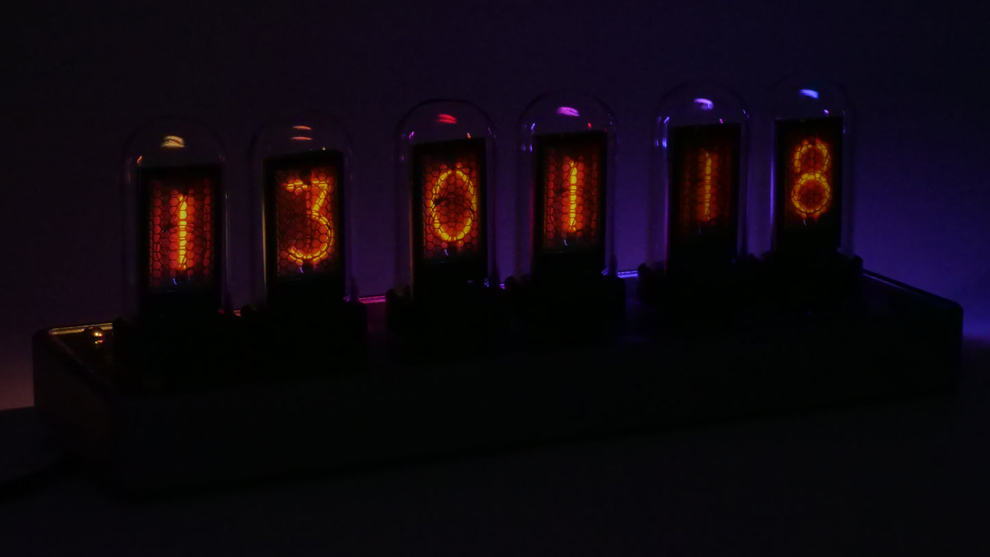 Nixie Style Customisable Clock with IPS Displays