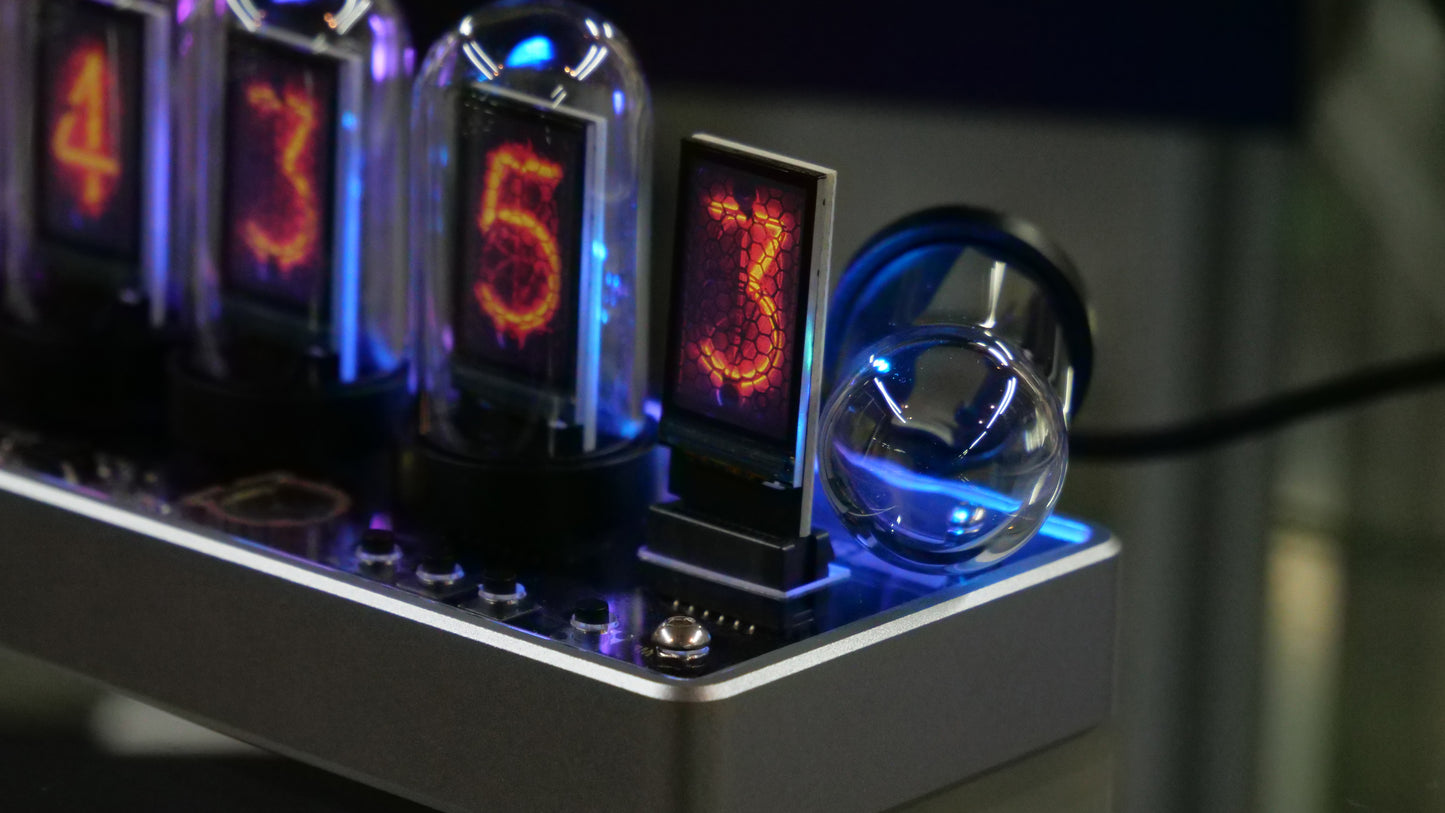 Nixie Style Customisable Clock with IPS Displays