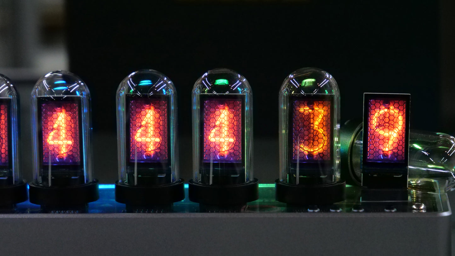 Nixie Style Customisable Clock with IPS Displays